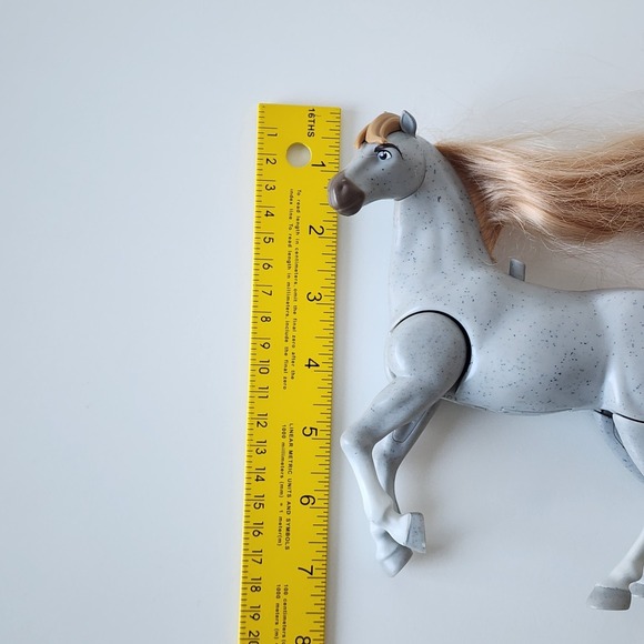 SPIRIT Horse Riding Free Sounds & Action Hacheta Gray Grey Brushable Hair Figure - Picture 9 of 11